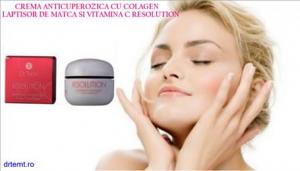 Crema anticuperozica cu colagen laptisor de matca si vitamina C Resolution Dr. Temt