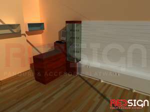 Spatii comerciale la cheie - panouri cu sina din aluminiu -