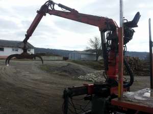 volvo fm12 6x4 macara forestiera