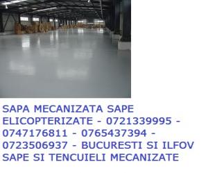 SAPA MECANIZATA 0765437394 SAPA ELICOPTERIZATA TERMOBETON BUCURSTI SI ILFOV