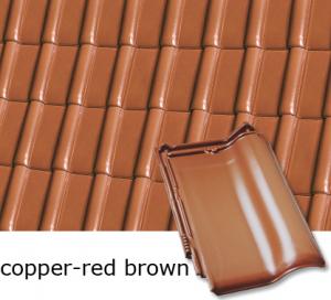 Tigla ceramica Monza Plus rosu cupru