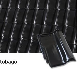 Tigla ceramica negru glazurat