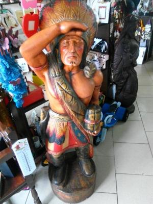 Sculptura in lemn - Indian