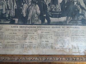 Tablou vechi - Solemnitatea deschiderii divanului ad-hoc - 1857