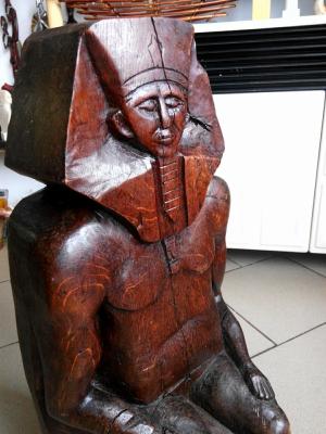 Sculptura in lemn - Faraon