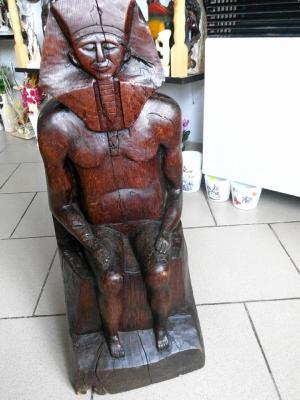 Sculptura in lemn - Faraon