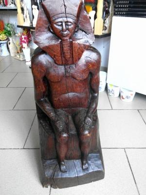 Sculptura in lemn - Faraon