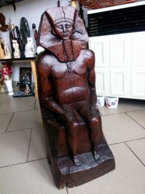 Sculptura in lemn - Faraon