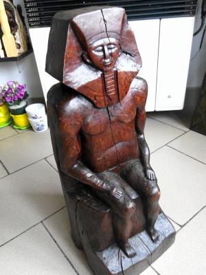 Sculptura in lemn - Faraon