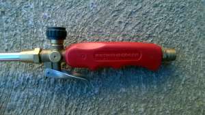 Arzator,  parlitor porc pe gaz butan/propan,  marca ROTHENBERGER