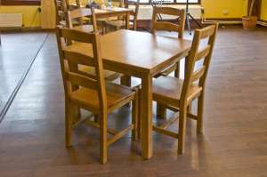 Mobilier terasa lemn masiv fag la reducere