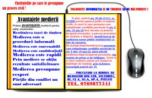 SERVICII PROFESIONALE DE MEDIERE