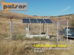 Sisteme de extragerea apei cu panouri fotovoltaice