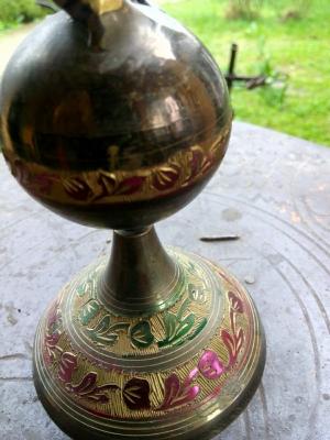 Statueta - cal din bronz
