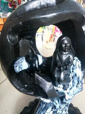 Sculptura in lemn```