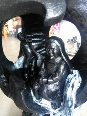Sculptura in lemn```