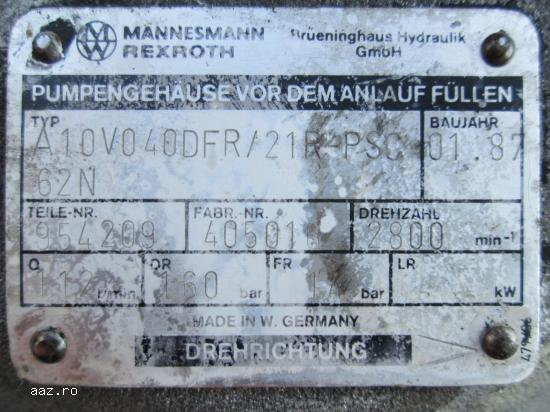 Pompa Mannesmann Rexroth A10V040