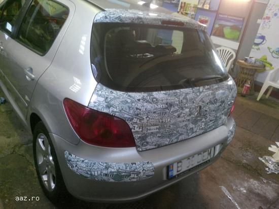 Sticker bomb alb/negru