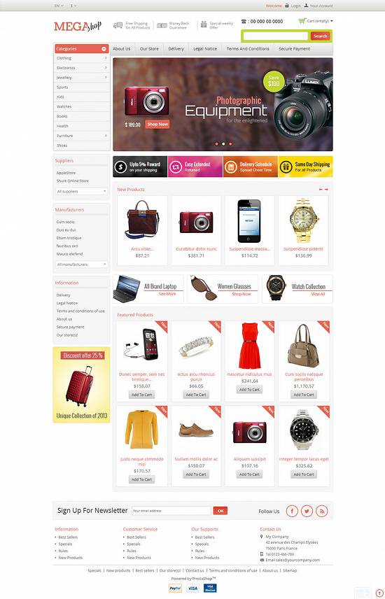 Crearea magazinelor online la cheie - 90euro