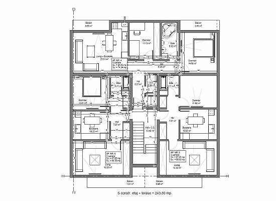 Apartamente 3 camere zona Pipera