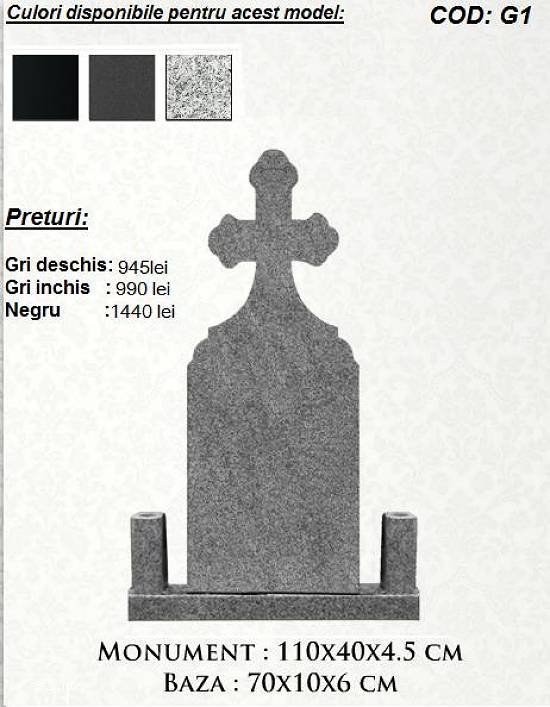 Cruci din granit ieftine