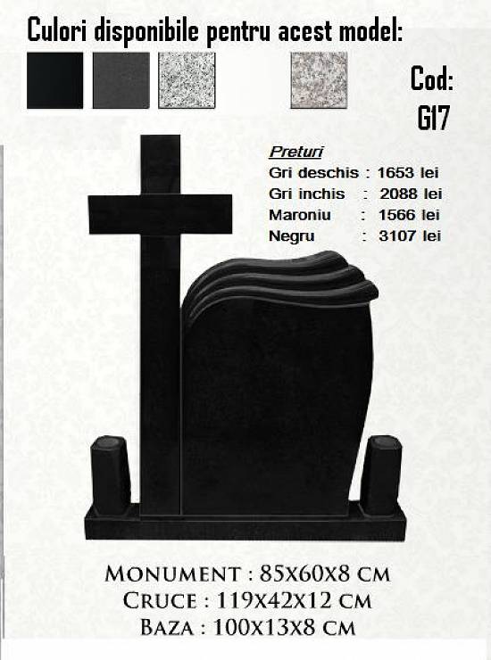 Cruci granit ,  Monumente funerare
