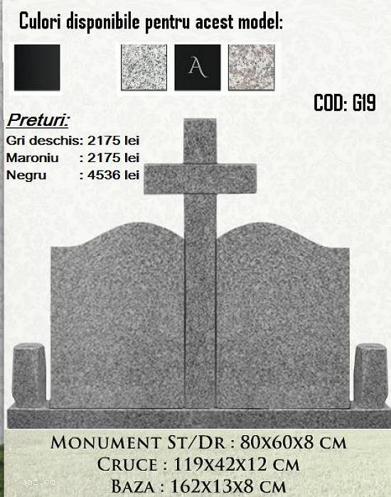 Cruci granit ,  Monumente funerare