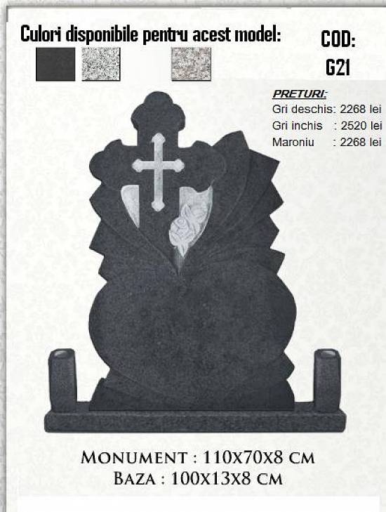 Cruci granit ,  Monumente funerare
