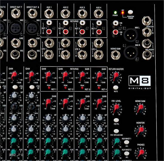 vand mixer Soundcraft spirit M8