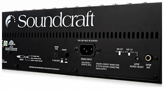 vand mixer Soundcraft spirit M8