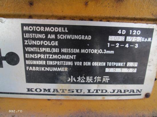 Piese de motor Komatsu 4D120