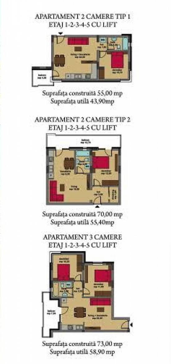 Vanzari Direct de la Dezvoltator apartamente 2 camere Sibiu