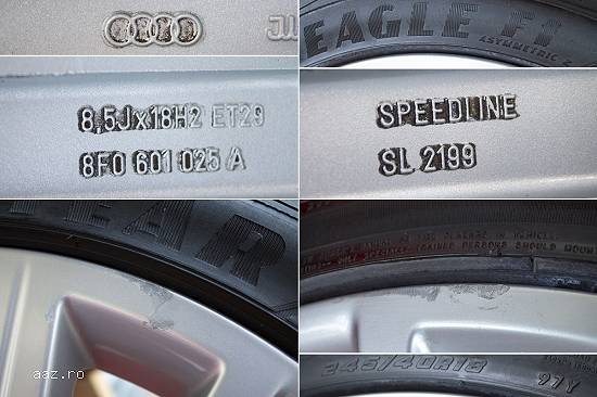 Jante originale Audi A5 S Line A4 B8 A6 4G pe 18 inch