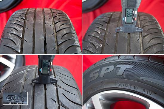 Jante originale VW model Atlanta anvelope vara 16 inch