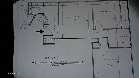 Unirii apartament 3 camere de vanzare
