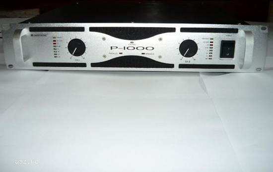 Amplificator Omnitronic P-1000 + Mixer Soundcraft SA-100