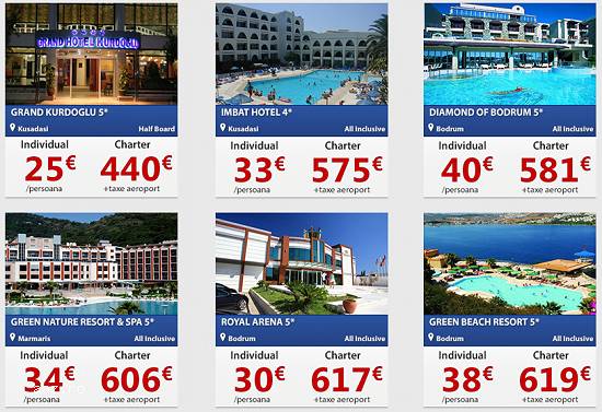 Bodrum - Oferta Charter 7 nopti si sejururi individuale!