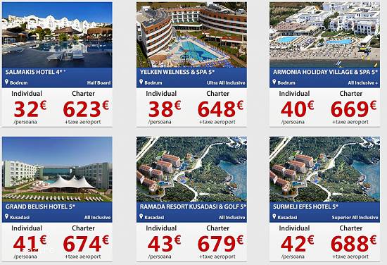 Bodrum - Oferta Charter 7 nopti si sejururi individuale!