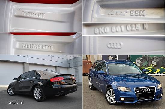 Jante originale Audi S Line A6 4G si A4 B8 17 inch