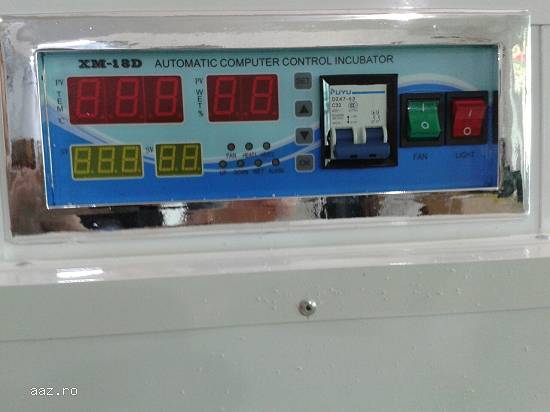 Controler incubator oua