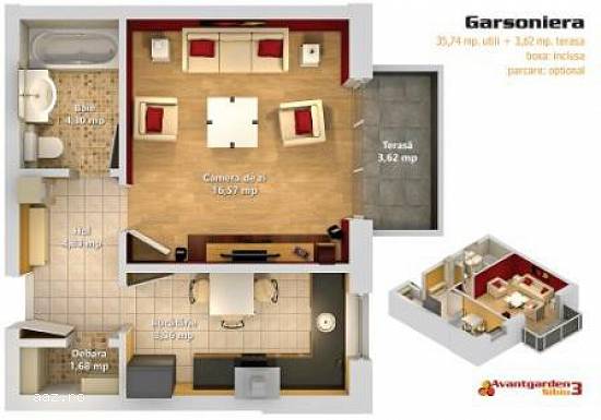 Avantgarden3 Sibiu - apartamente complet finisate,  de la 27000 EURO
