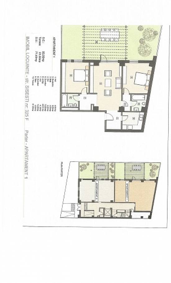 Vand  Apt 3 Camere  NOU