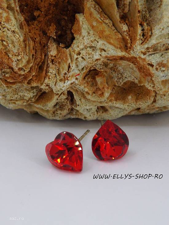 Cercei argint si cristale swarovski