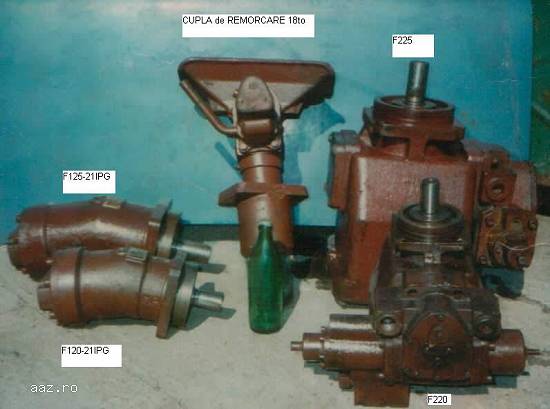 Pompe hidraulice cu pistoane axiale F1, F2; cu roti dintate PRD2, 22, H12-00,  electroventile(distri