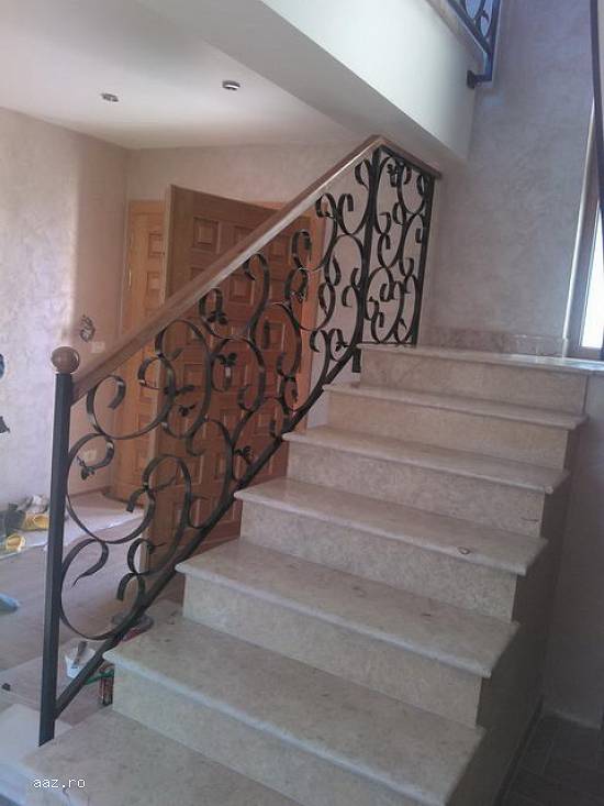 Balustrade inox,  sticla,  fier forjat
