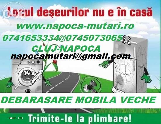 taxi marfa, mutari mobila,  debarasari spatii
