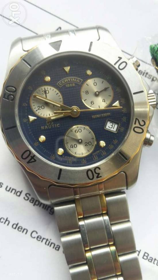 Vand ceas certina ds nautic extrem de rar