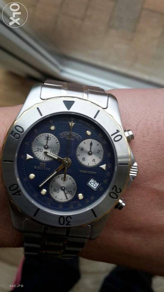 Vand ceas certina ds nautic extrem de rar