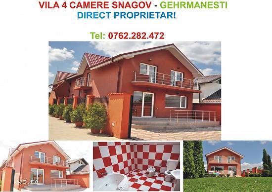 VILA 4 CAMERE SNAGOV,  GHERMANESTI - P+M,  2008
