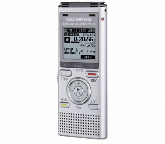 Reportofon digital profesional stereo Olympus WS-821 cu 500 ore inreg